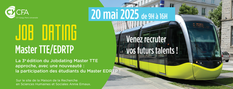 [JOB DATING] Master TTE et EDRTP : Employeurs, venez recrutez vos futurs talents !